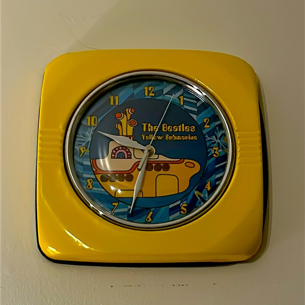 Yellow Submarine Clock